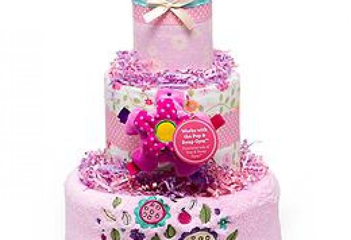 Тортики из подгузников по уникальному дизайну от BABY CAKE